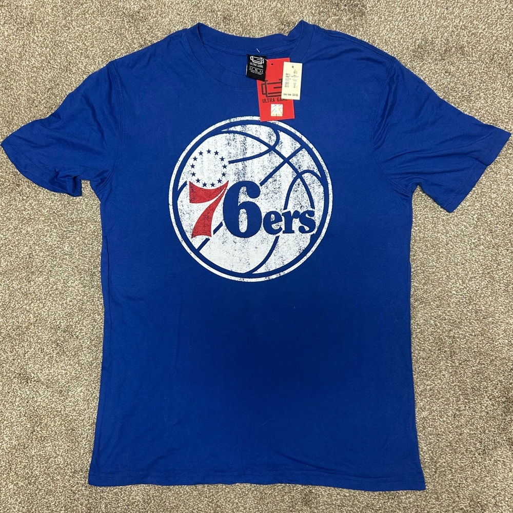 Philadelphia 76ers Ultra Game Distressed Logo Shirt